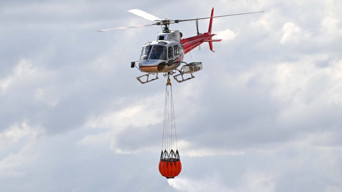 National Trust paid for helicopter to fight Suffolk wildfire because UK has none