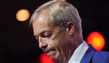 Farage's personal approval rating falls to lowest since becoming Reform leader