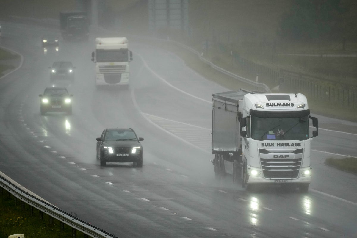 UK weather: Counties hit with heavy rain and thunderstorms as Met Office warns of flash flooding
