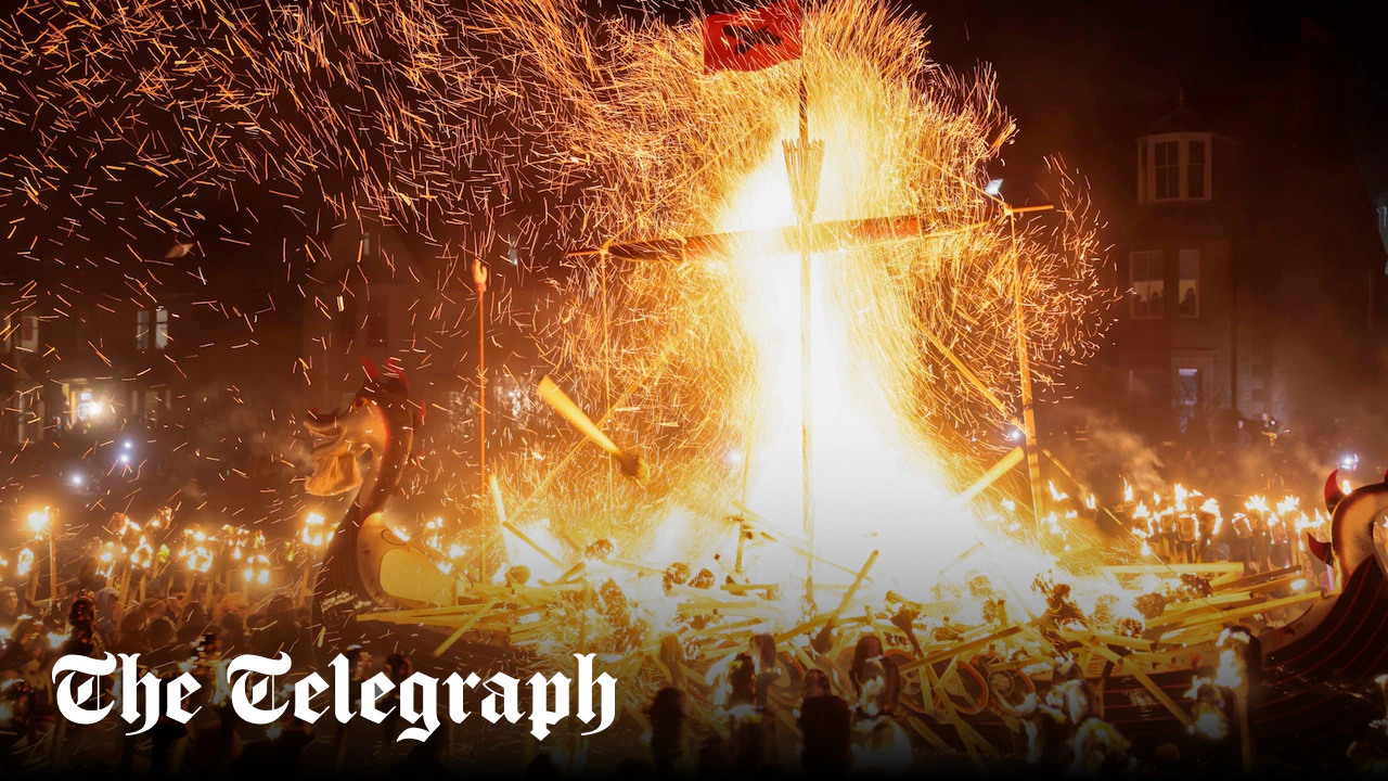 Britain’s brilliant festivals, from flaming Viking ships to festive sword dances