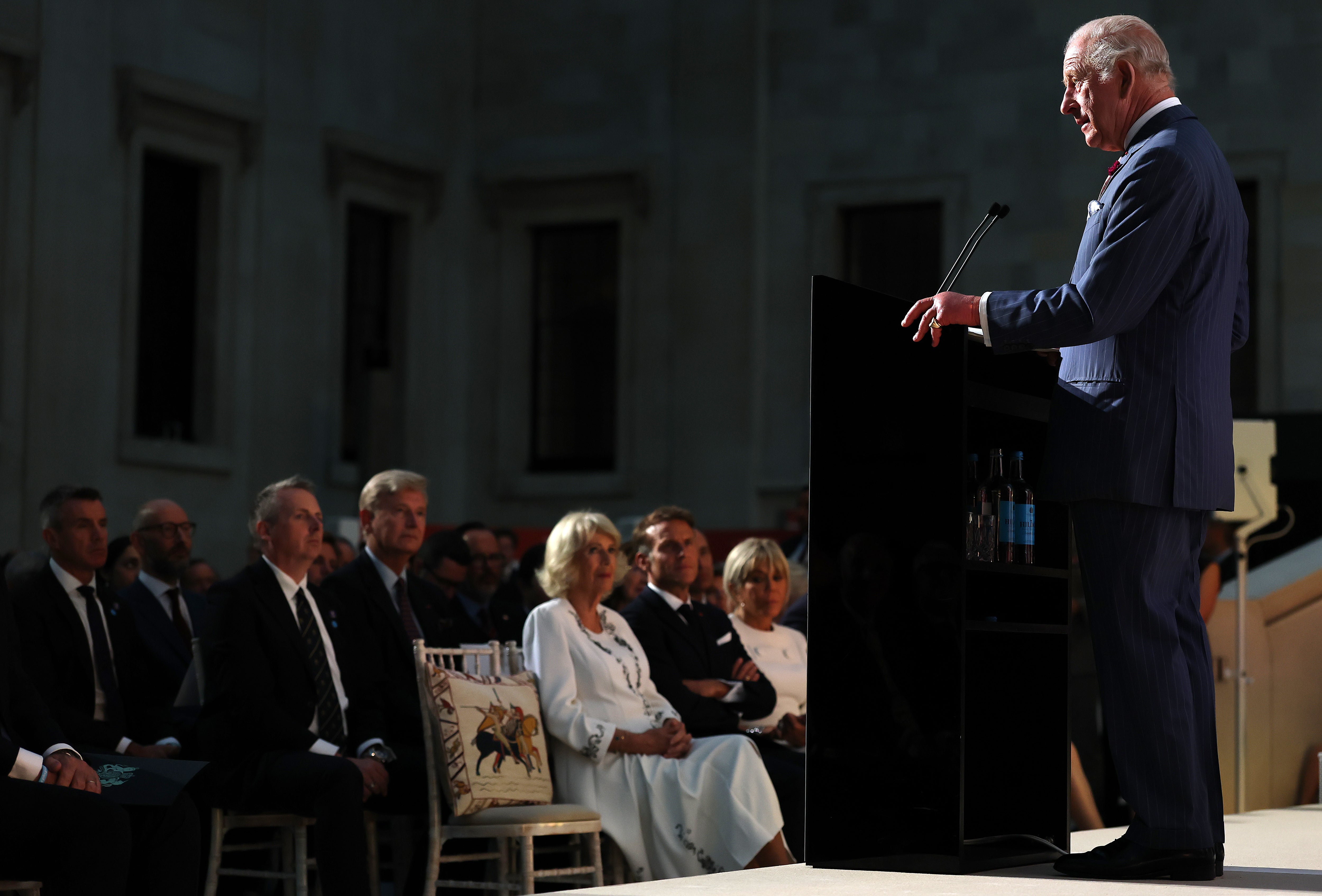 King Charles III delivered a speech