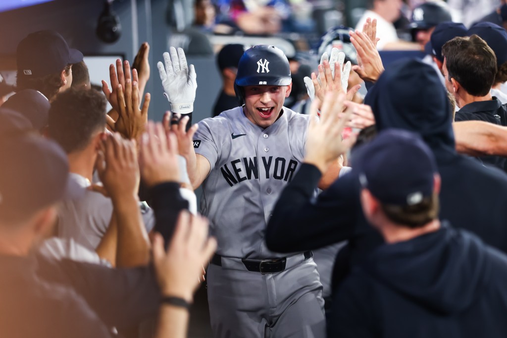 Yankees escape Toronto with series win thanks to Ben Rice, Anthony Volpe