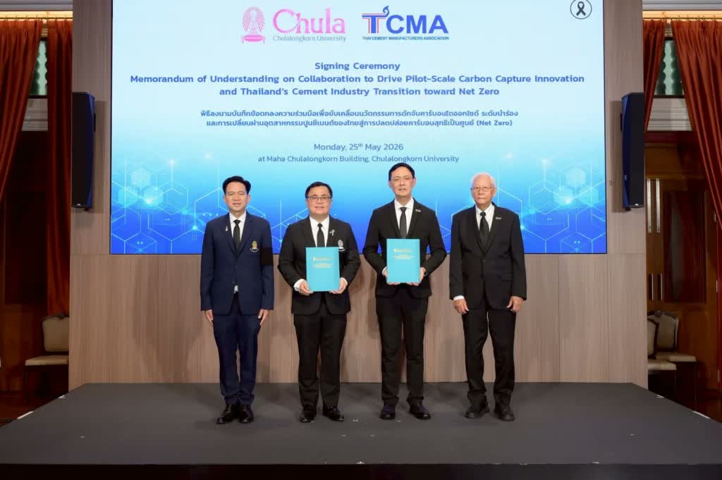 Chula, TCMA, and Canadian Partners Collaborate on Carbon Capture Technologies to Support Net Zero Transition