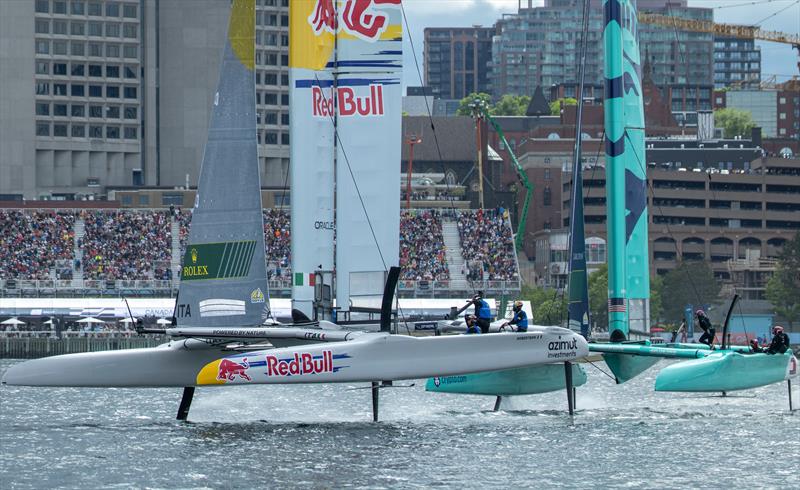 SailGP: Sweden and Australia win first day of slow, light-air racing in Halifax