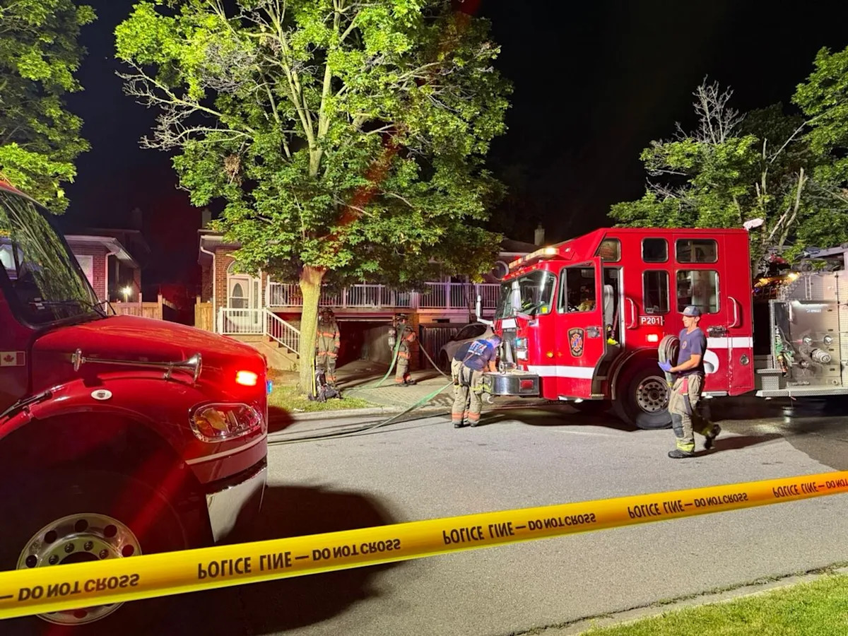 Senior man dead after house fire in Brampton: police