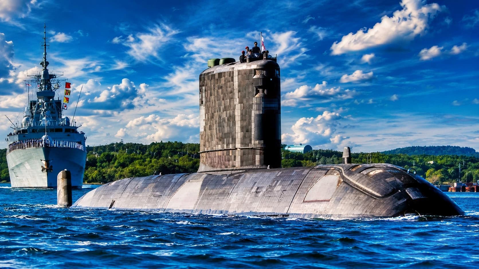 Canadian Victoria-Class Submarine Photo