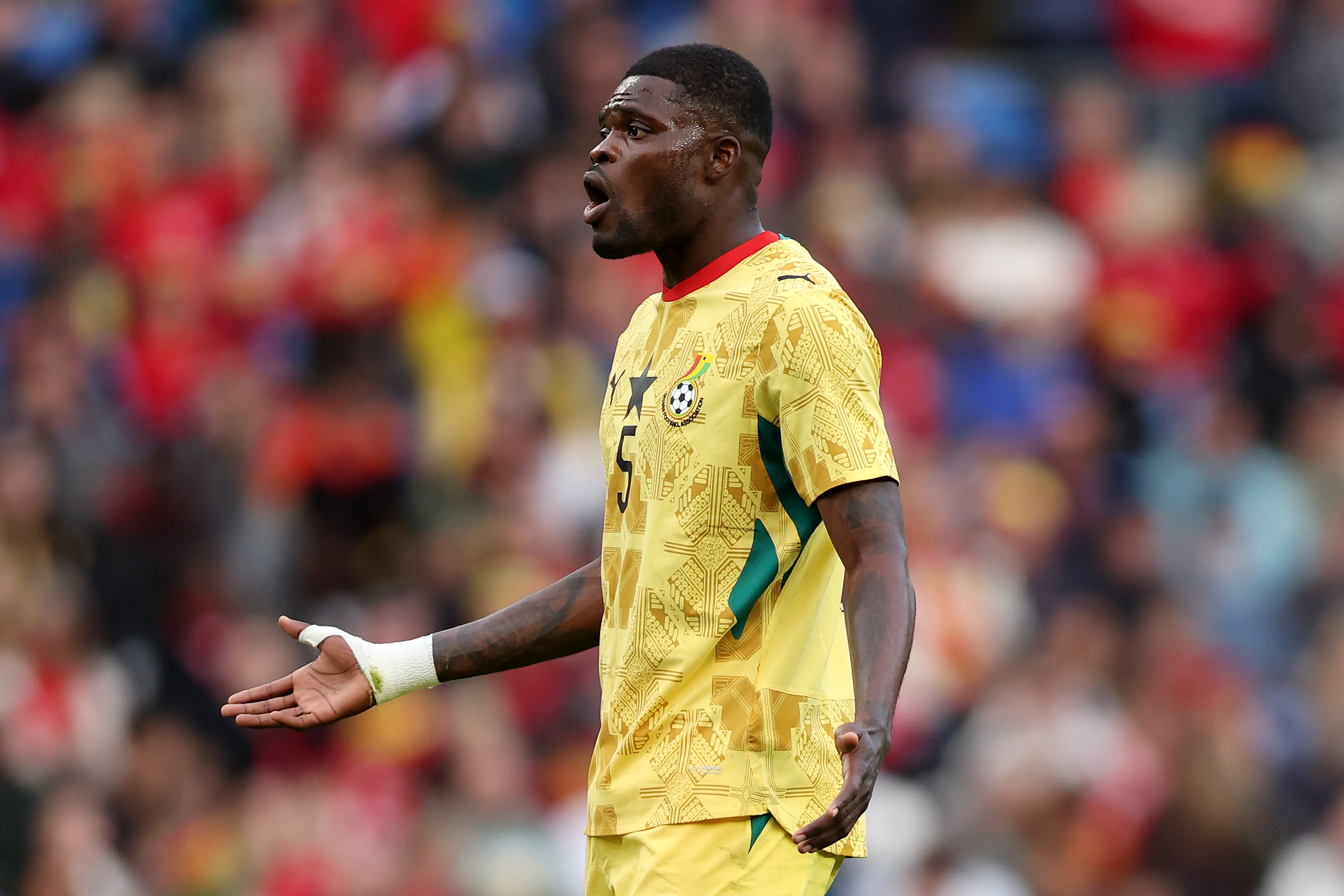 Thomas Partey will play no part in Ghana's first game of the tournament