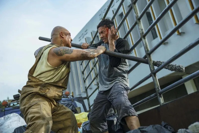 Brian Le (L) and Xie Miao fight in "The Furious," in theaters Friday. Photo courtesy of Lionsgate