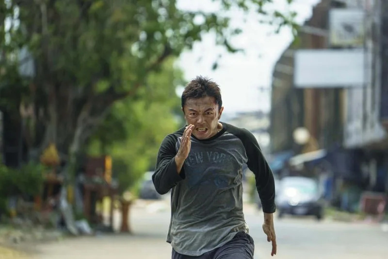 Xie Miao runs after his kidnapped daughter in "The Furious," in theaters Friday. Photo courtesy of Lionsgate