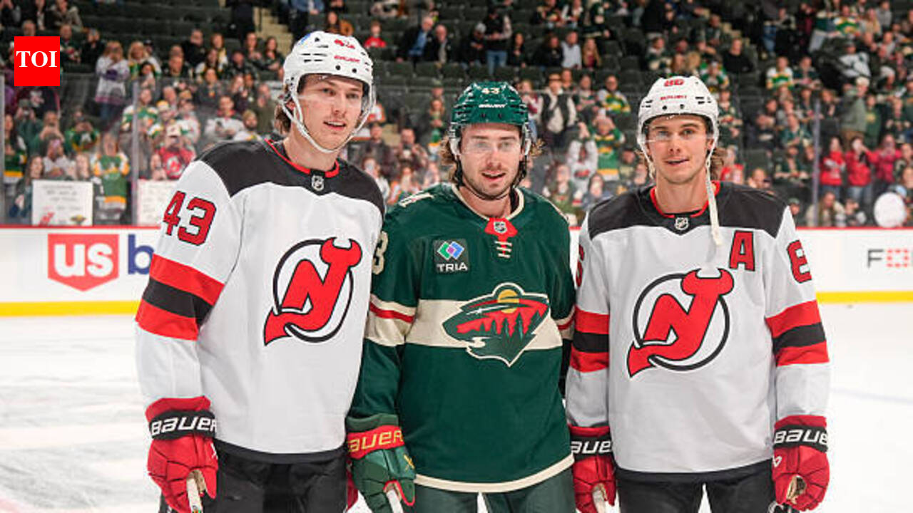 New Jersey Devils stars Jack Hughes and Luke Hughes join Vancouver Canucks captain Quinn Hughes at Michael Rubin White Party | NHL News