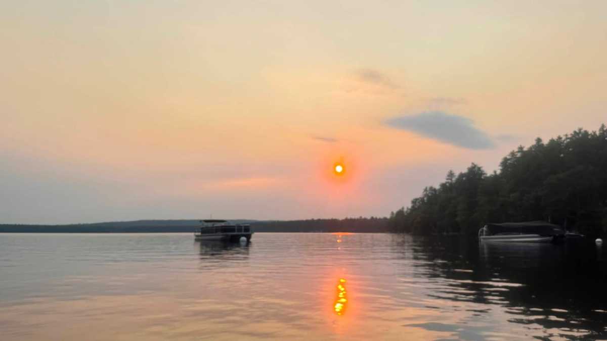 Wildfire smoke from Canada continues to make Maine skies hazy