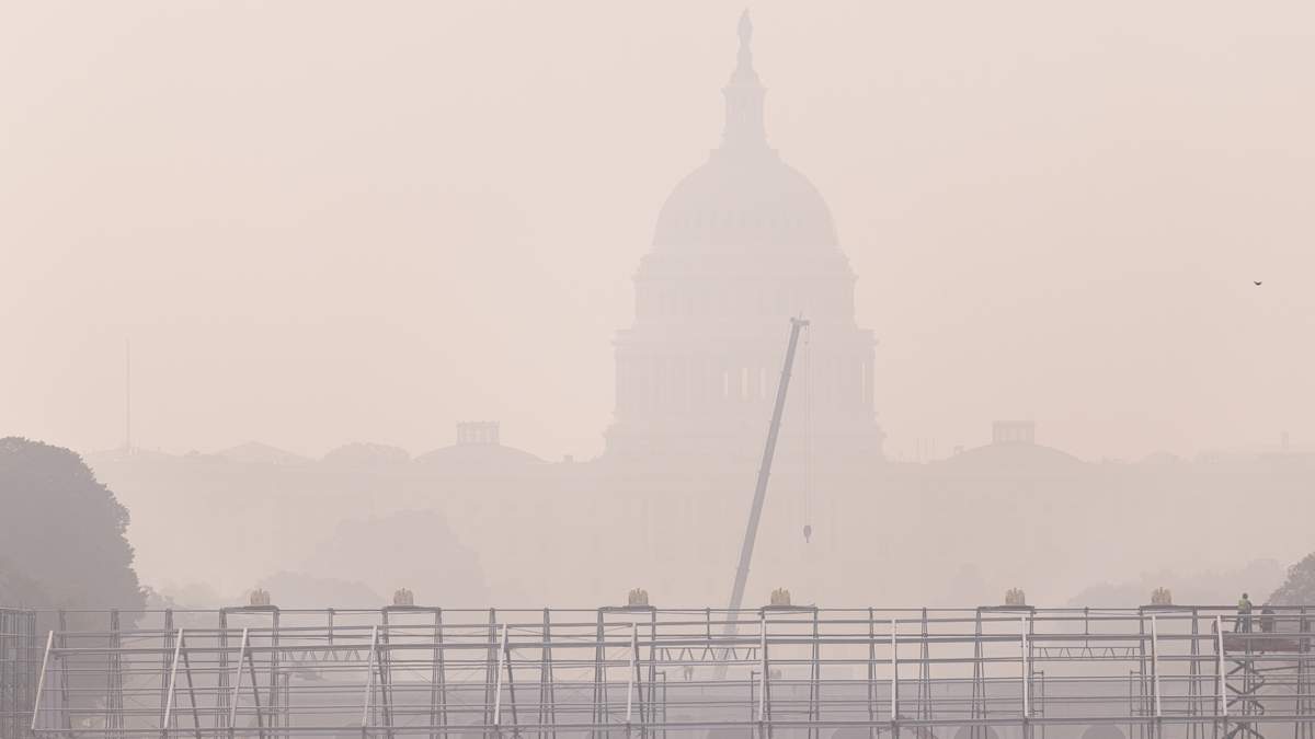 Trump Says Canada Should Pay Damages For Wildfire Smoke