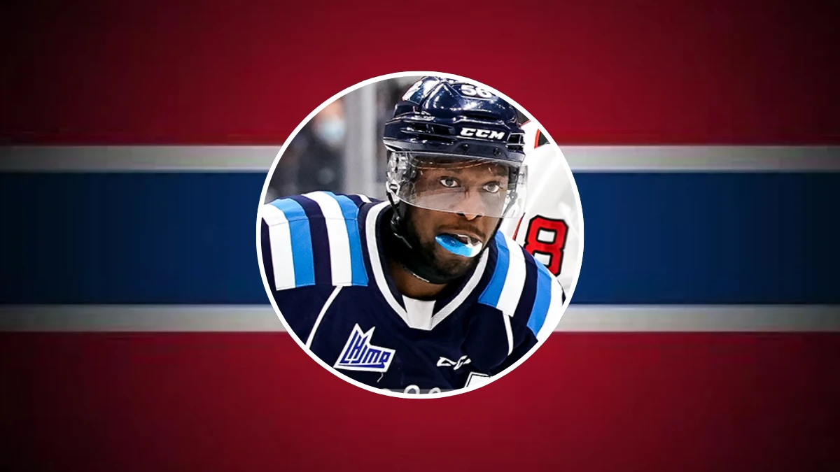 Christopher Inniss, with the Rimouski Océanic of the QMJHL.