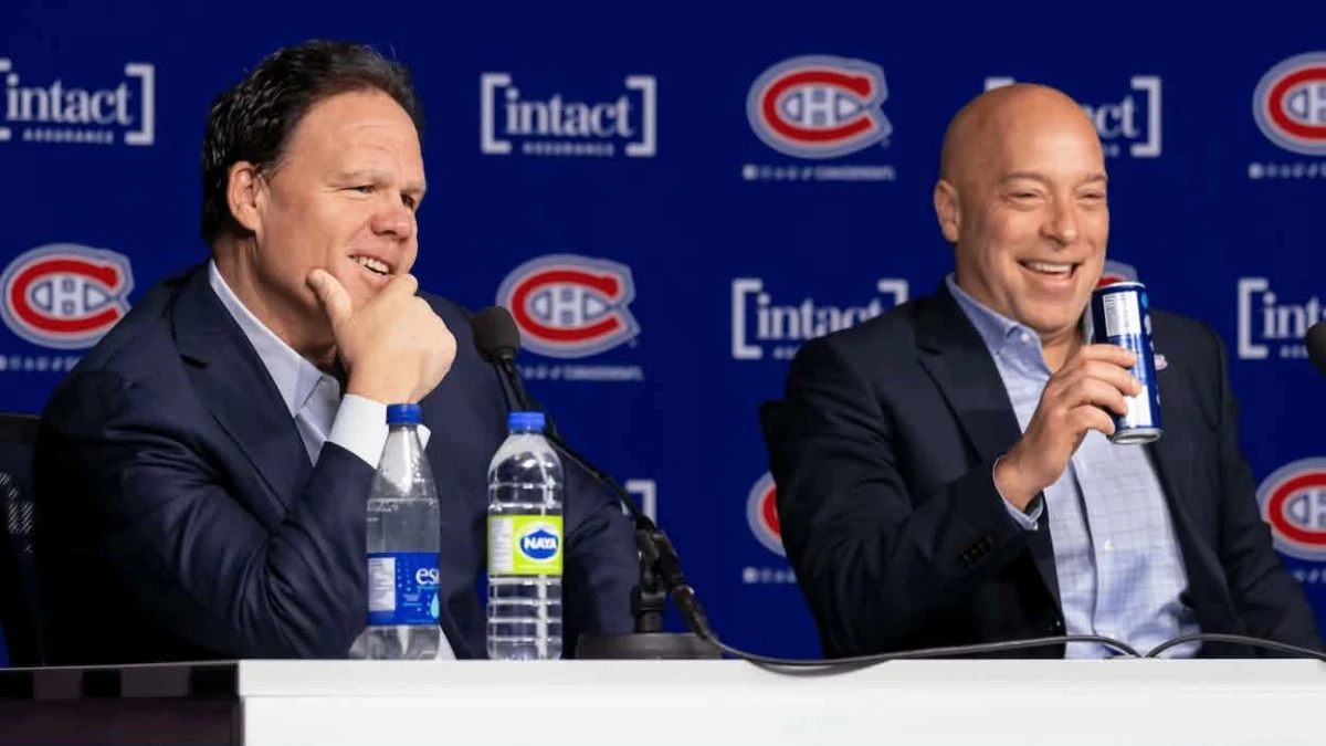 Photo of Kent Hughes and Jeff Gorton