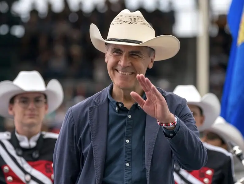 Mark Carney at Calgary Stampede 2025