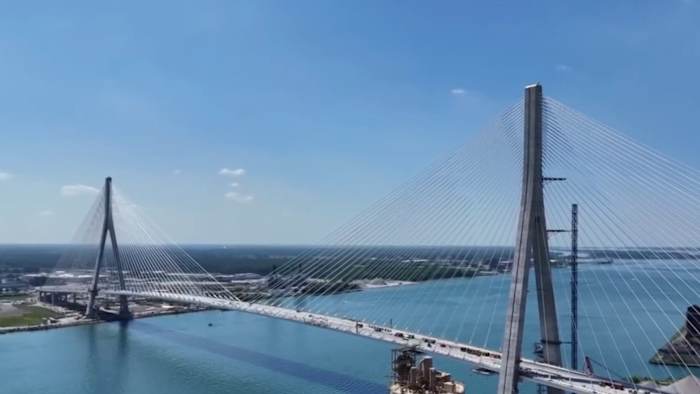 Gordie Howe International Bridge opens free walking and bike path between Detroit and Canada