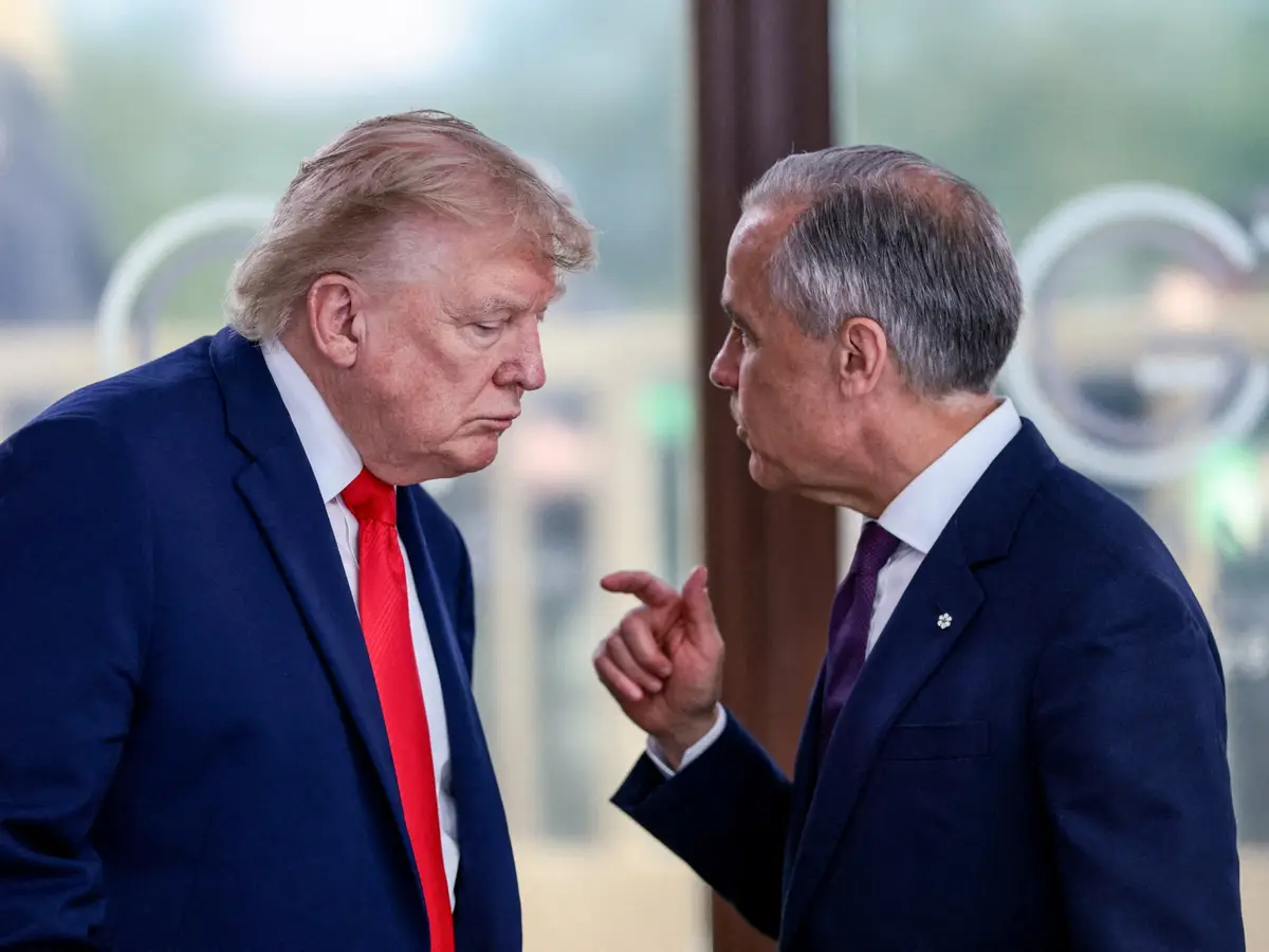 Carney mocks Trump over teleprompter glitch, US president calls Canadian leadership 'nasty'
