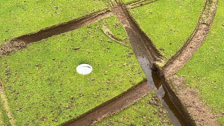 Bikers cause 'disgraceful' damage to golf course