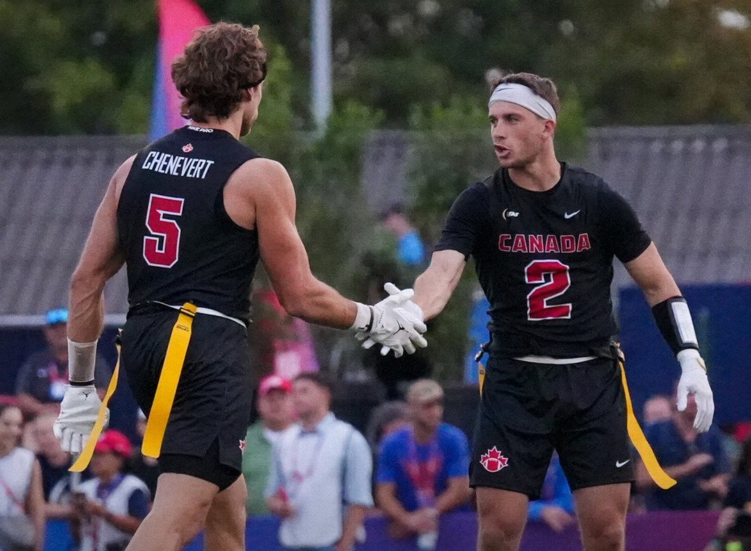 Canadian men fall to Italy, will play for bronze at IFAF Flag Football World Championships