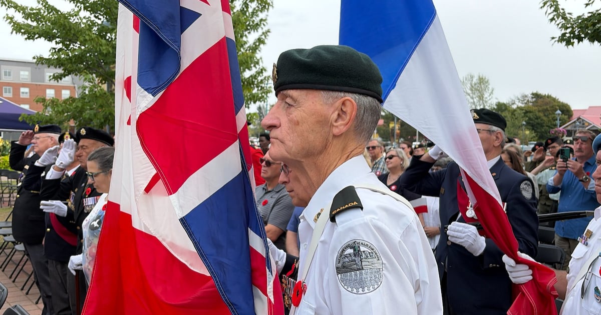 Ceremony in Dieppe, N.B., held in honour of fallen Canadians