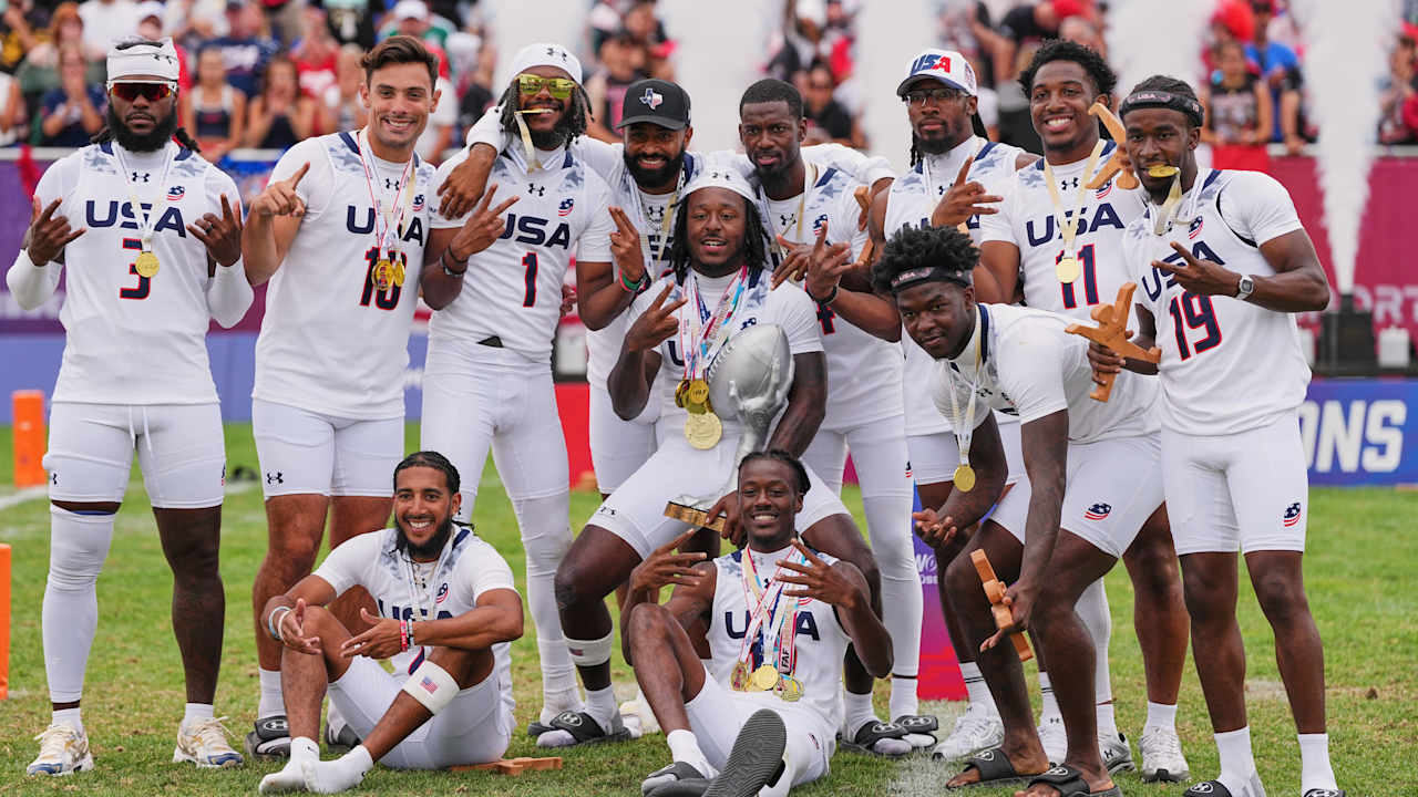 USA men, Canadian women win flag football world titles as multiple countries earn bids to LA Olympics | Latest NFL News, Analysis & Updates