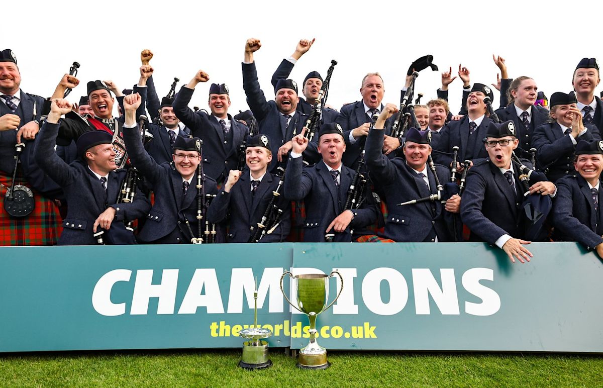 Canada's Simon Fraser University wins world pipe band championship in Scotland