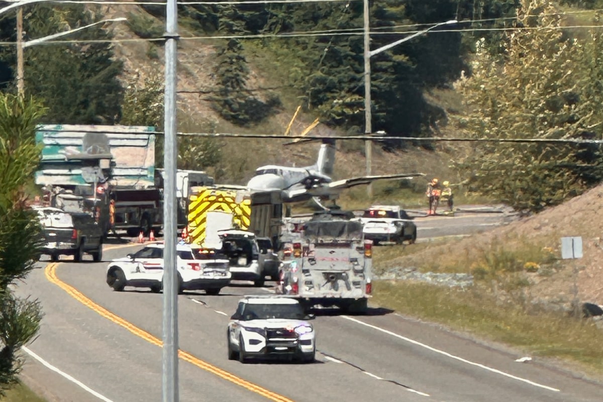 Witnesses recount scene after plane crash on Prince George, B.C., highway
