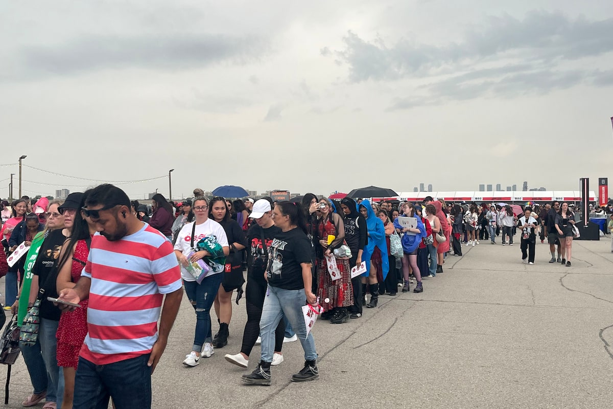 BTS Army descends on Rogers Stadium ahead of K-pop band’s first of two Toronto shows
