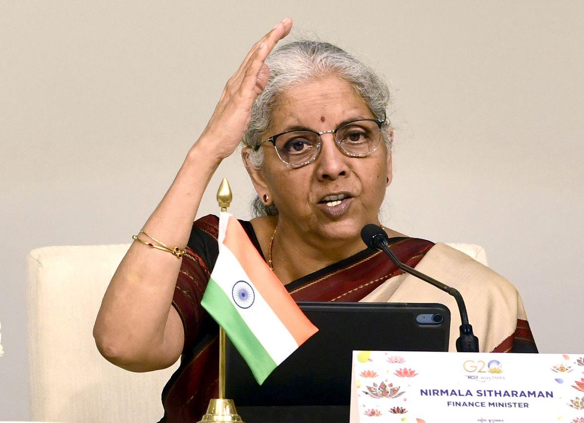 Union Finance Minister Nirmala Sitharaman/Jitender Gupta/ANI Photo