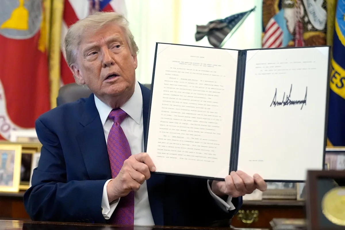 Carney says it will always be Lake Ontario after Trump's Lake America order
