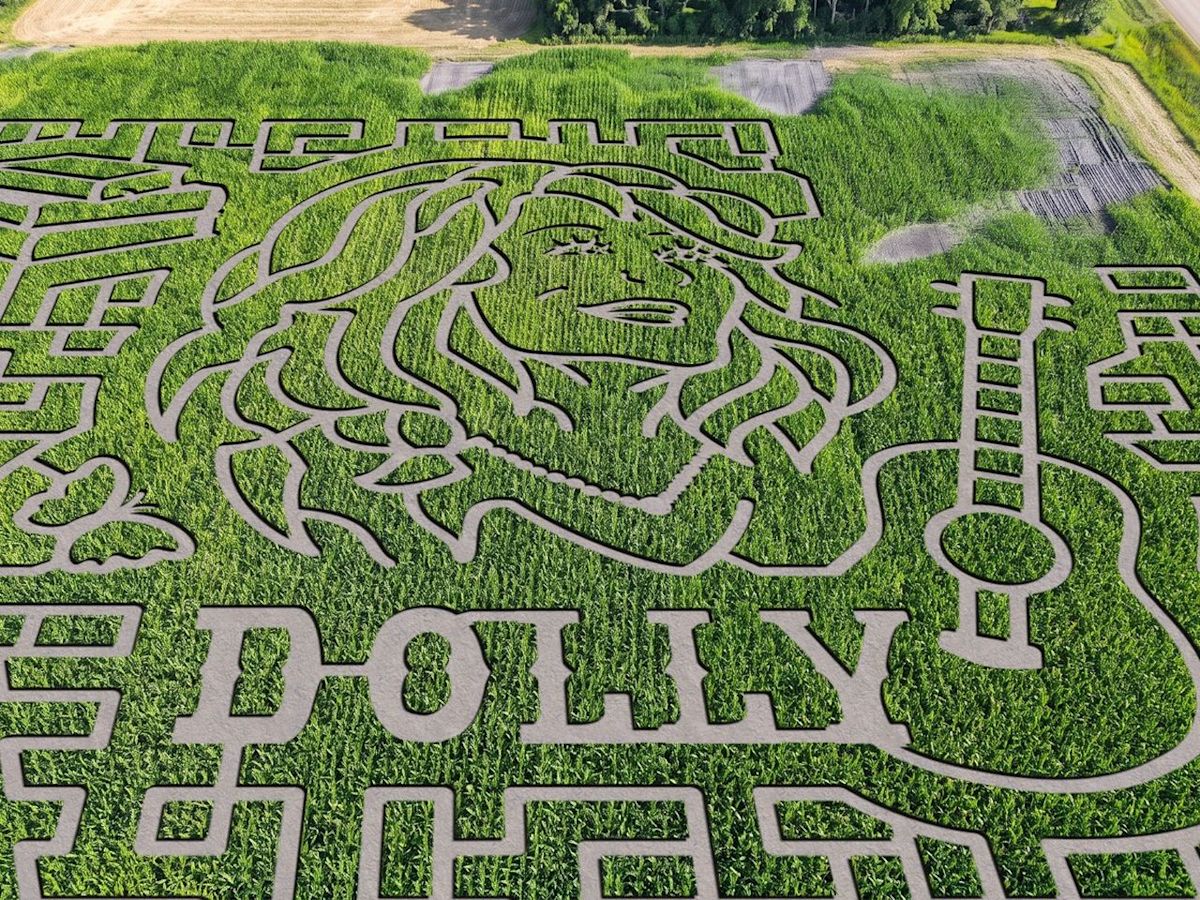 Aww, shucks: Farm east of Edmonton pays tribute to Dolly Parton with corn maze