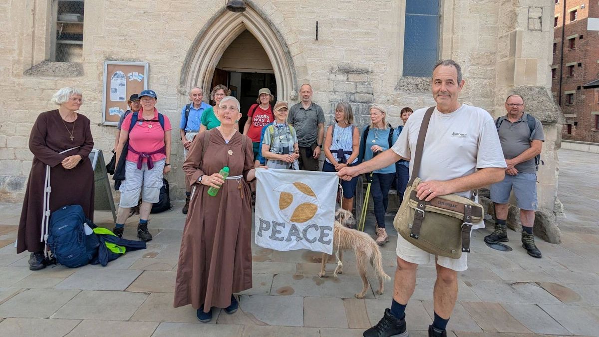 Pilgrims' 80-day trek to celebrate special anniversary