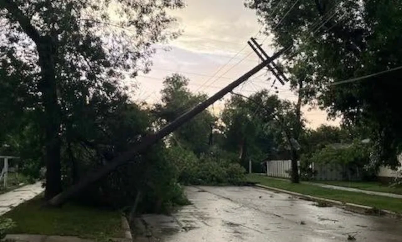 Storm, Wind, Rain, Winnipeg, Manitoba, Thunderstorm, September 07, 2026. (Manitoba Hydro/Facebook)
