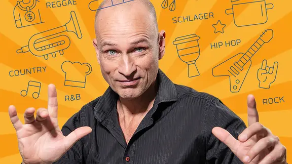 Der Comedian und Musiker Jan-Christof Scheibe