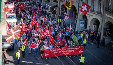 Kundgebungen im Kanton Bern - Kämpferische Töne und mahnende Worte an den Berner 1.-Mai-Feiern