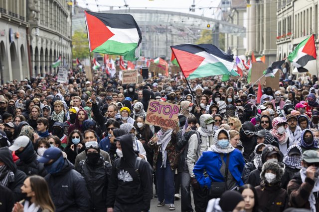 Anlass des neuerlichen Verbotsantrags war eine teils militante Palästina-Demonstration am 11. Oktober in Bern.