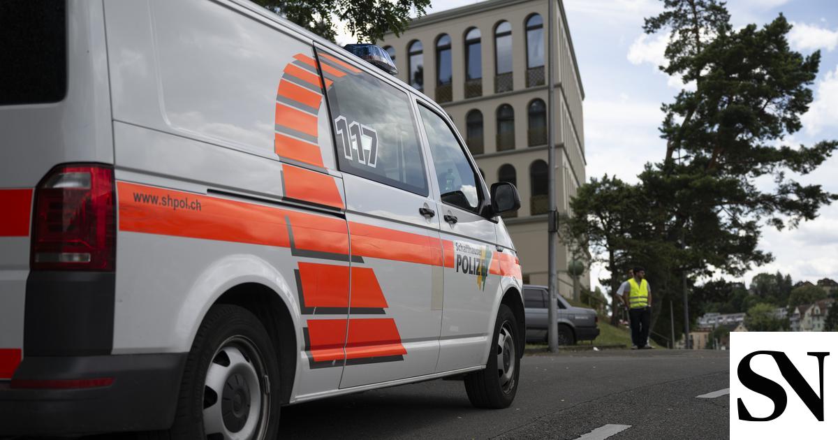 Schaffhausen: Bewaffnete Polizisten im Einsatz