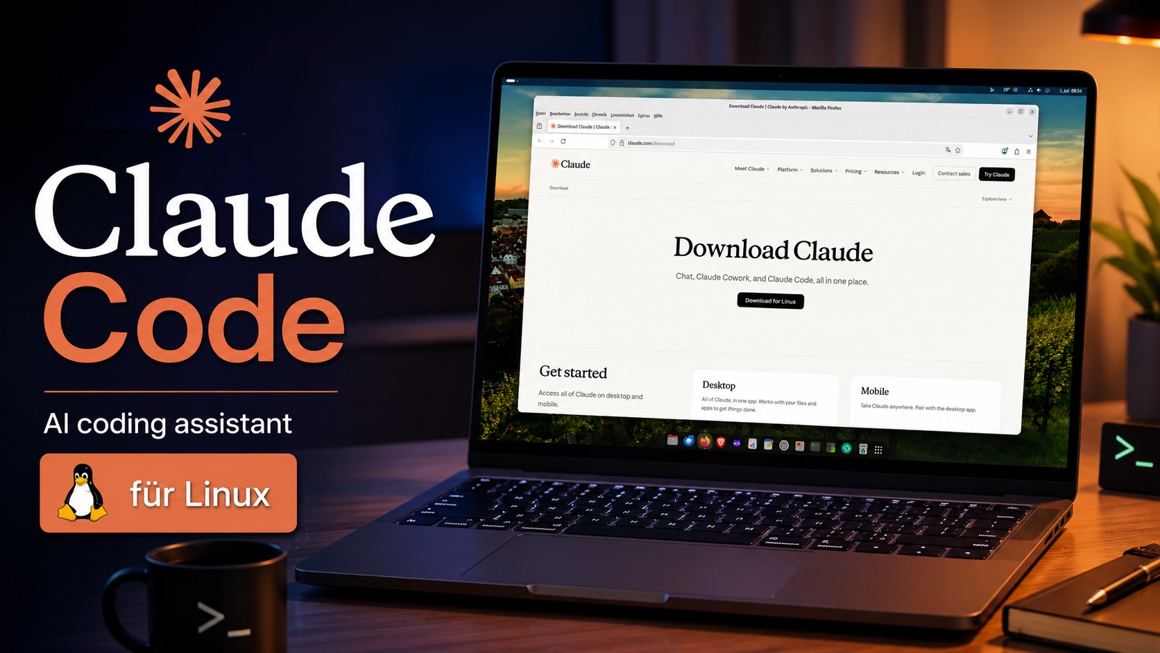 Claude kommt auf Linux: Neue Desktop‑App startet durch
