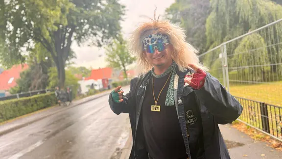 Ein Besucher beim Wacken Open Air 2026.