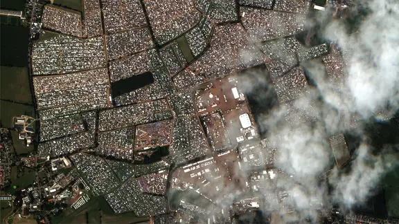 Vertical52 / Planet SkySat | Vertical52 / Planet SkySat Satellitenaufnahme von Wacken