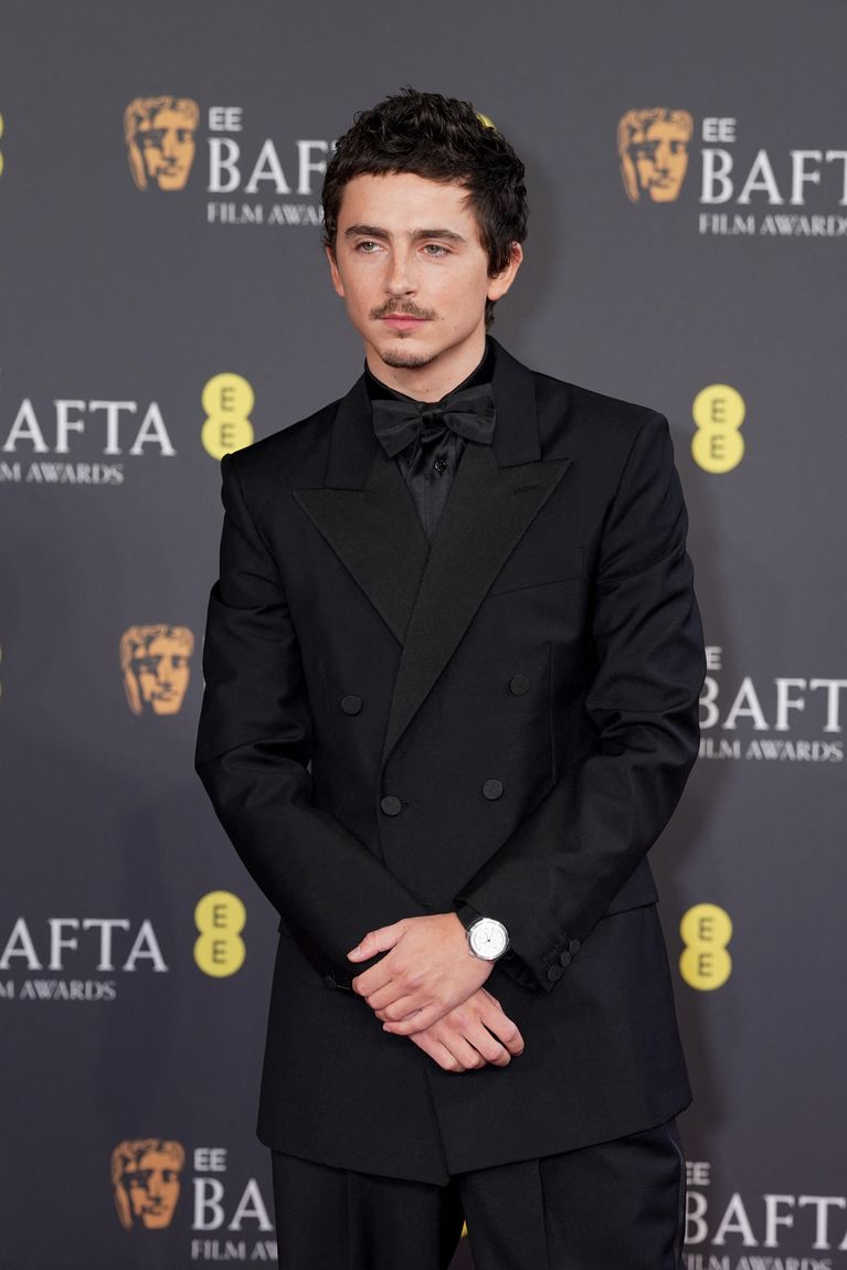Timothée Chalamet aux Baftas, à Londres, le 22 février 2026.