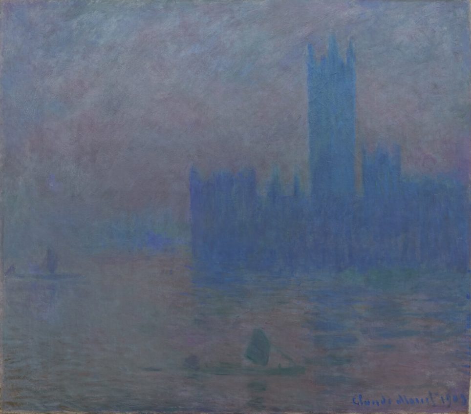 Claude Monet, Le Parlement de Londres, effet de brouillard
