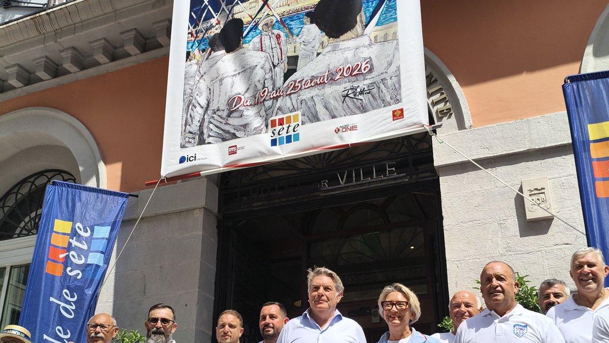 En utilisant une technique de peinture à base de cire et de pigments, Magali Réthoré signe l’affiche de la 282e Saint-Louis à Sète