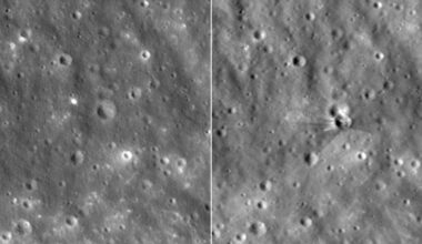Une photo de la Nasa montre l'impact d'une fusée SpaceX sur la Lune