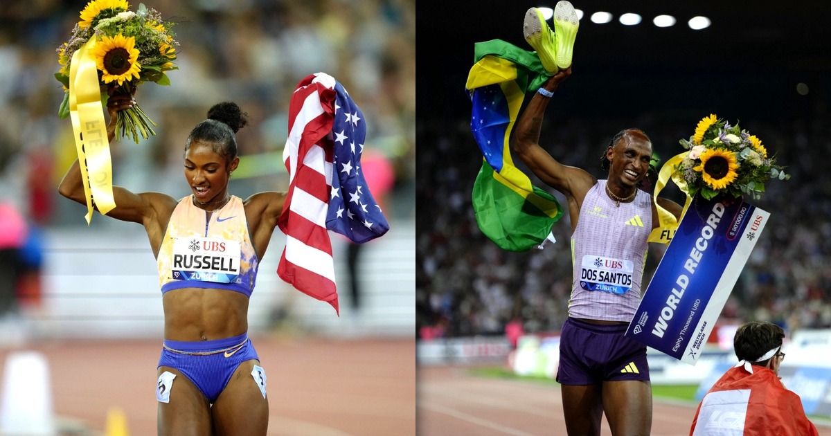 Weltklasse Zurich : deux records du monde pour Russell et dos Santos