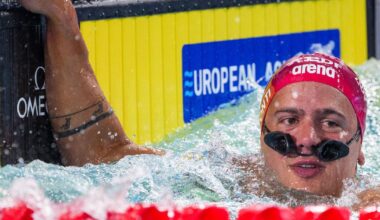 Natation: Noè Ponti finit 8e du 50m papillon des Européens