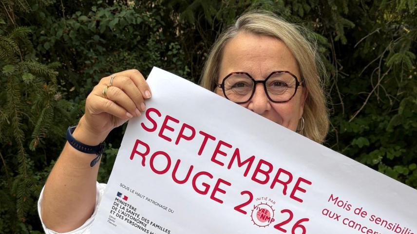 Karin Tourmente-Leroux préfère s’effacer derrière l’événement qu’elle organise afin de sensibiliser aux cancers du sang.