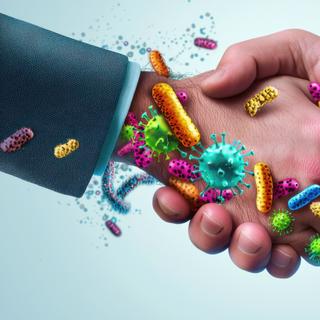 Une poignée de mains suffit à contracter un des 4 types de maladie. © Beer AI, Adobe Stock