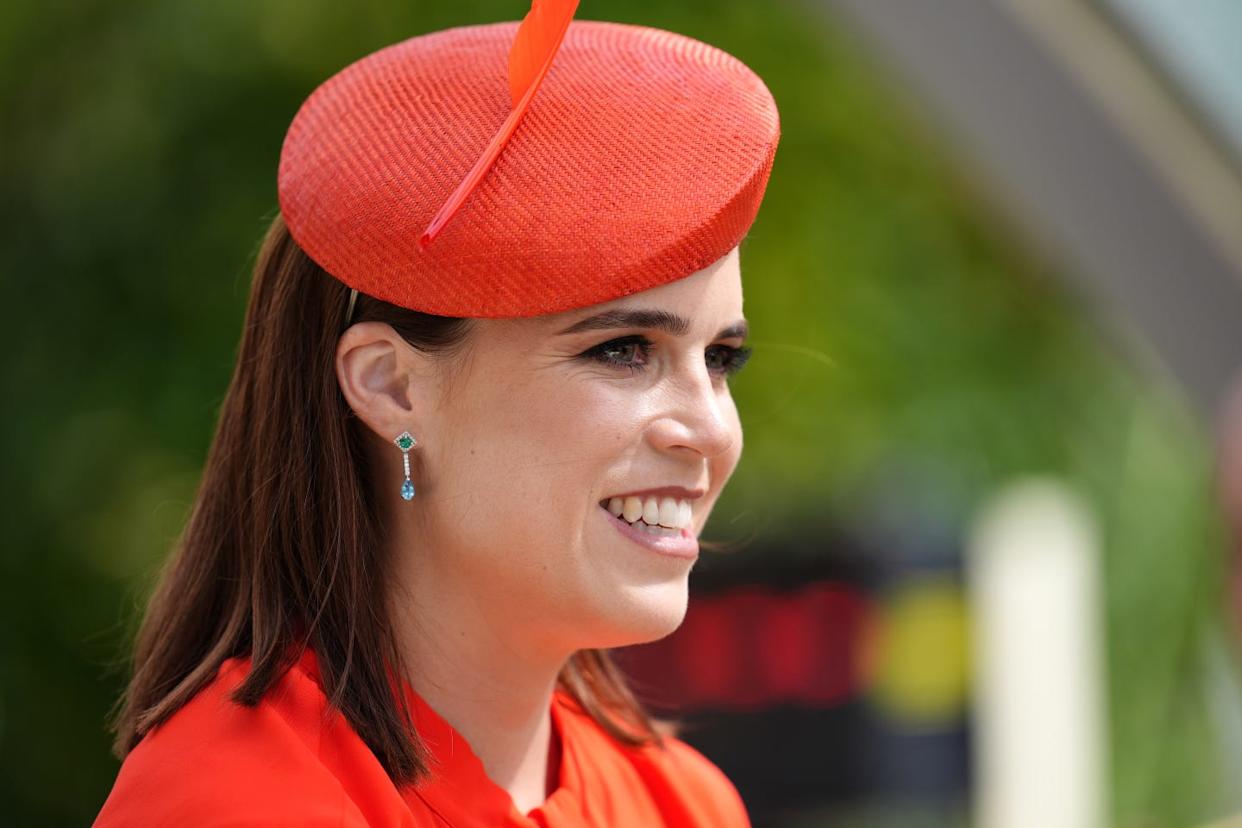 princess eugenie before the trophy presentation following the hardwicke stakes during day five of royal ascot at ascot racecourse, berkshire picture date saturday june 21, 2025 photo by john waltonpa images via getty images