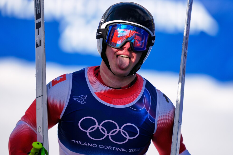 Swiss ski racer Franjo von Allmen wins super-G for 3rd Olympic gold at Milan Cortina Games